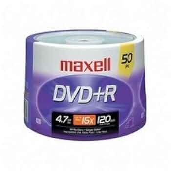 Amazon.com: Maxell 16X Speed DVD+R Spindle : Electronics